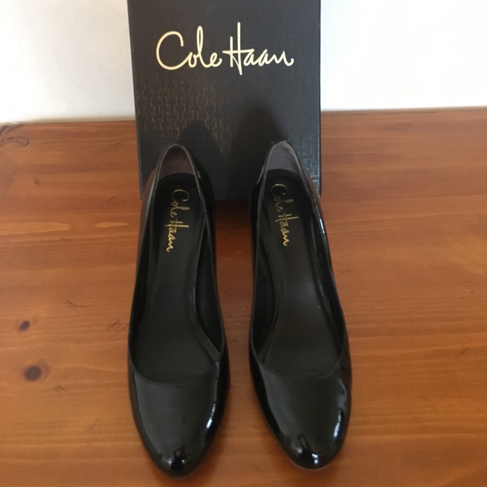 Cole Haan Violet Air Pump 90 Black Patent